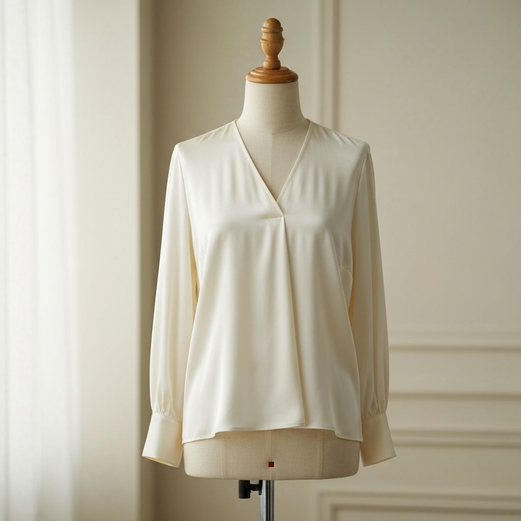 シルクブレンドオーバーサイズシャツ